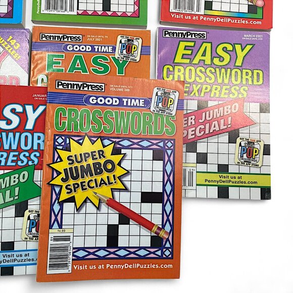 PennyPress Favorite Crossword Puzzles Lot of 15 2021 - Picture 6 of 6